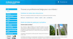 Desktop Screenshot of chassis-fenetres.be