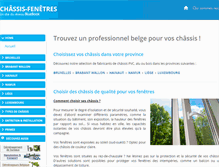 Tablet Screenshot of chassis-fenetres.be